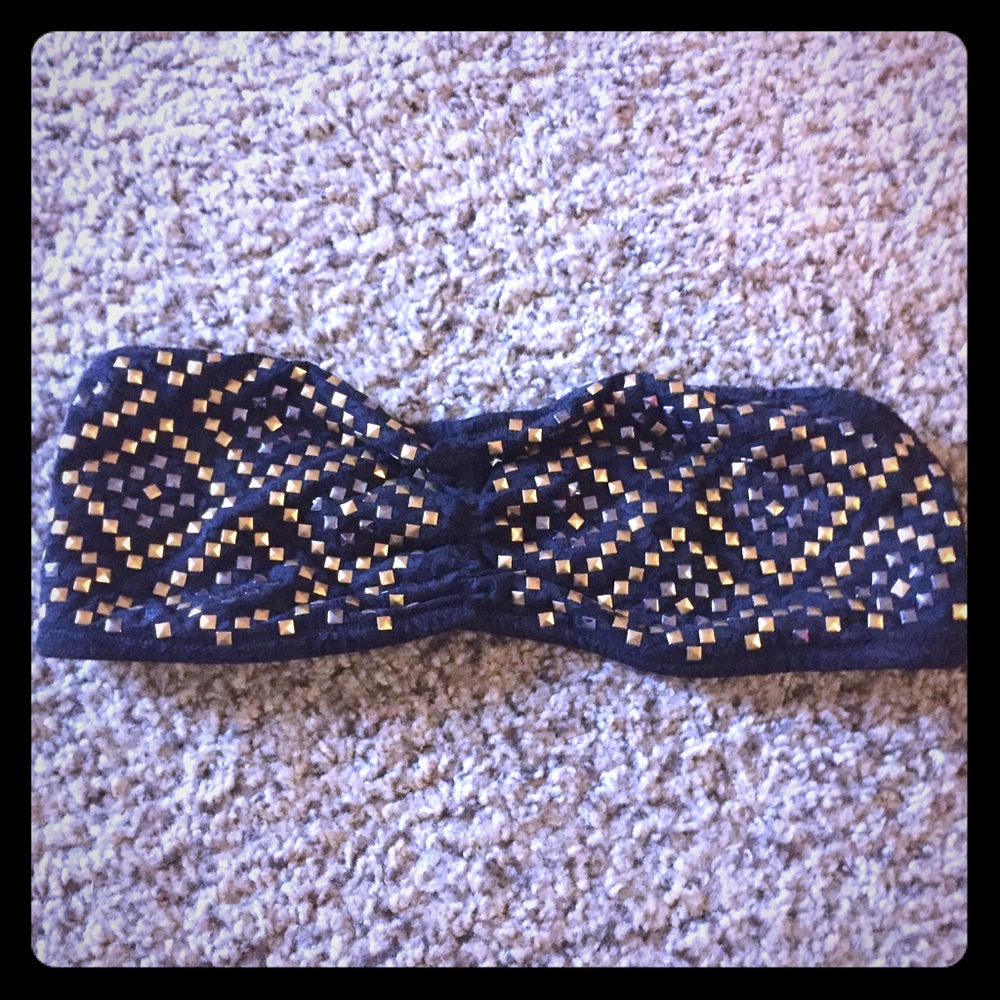 Pink studded Bandeau
